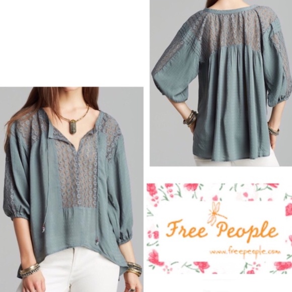 Free people Boho Tunic/blouse - Picture 1 of 5